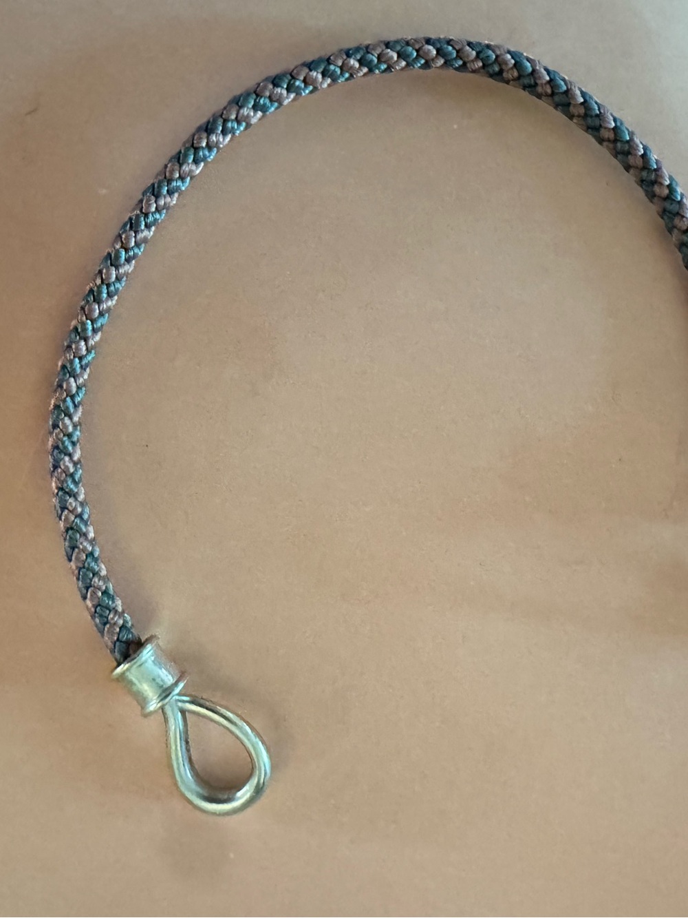 Marla Aaron
The String Project Bracelet with Silver Loops - Taffy Pink & Gray - Picture 3 of 6